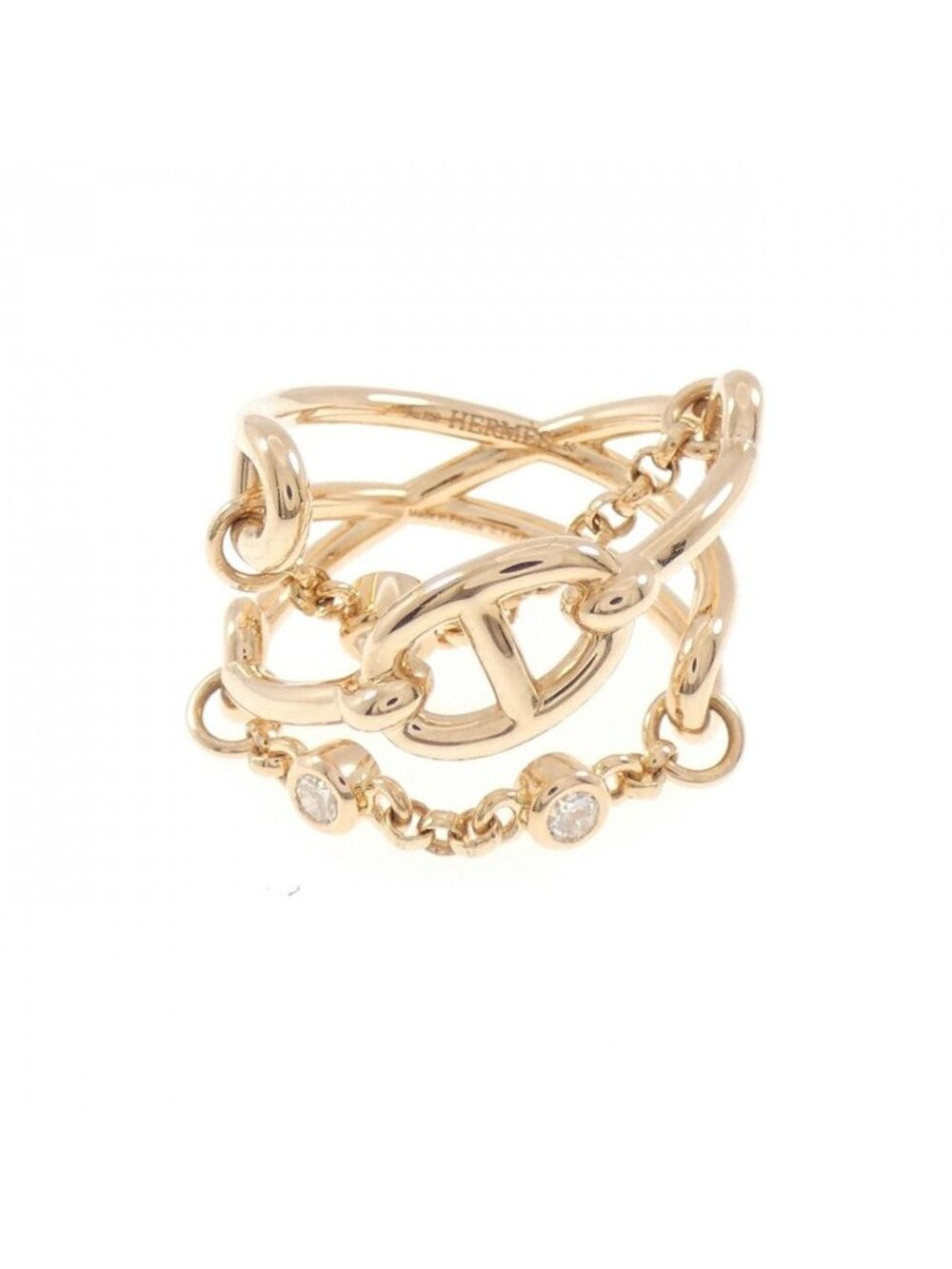 Hermes Chaine D'ancre Chaos Ring